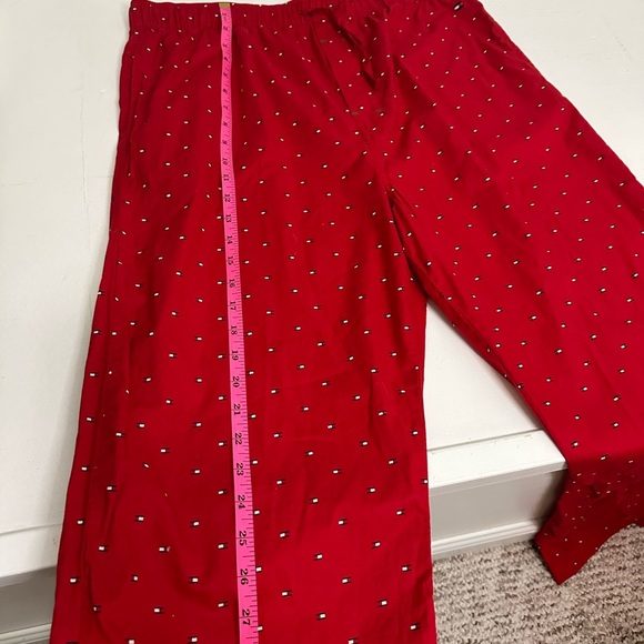 Tommy Hilfiger Logo Red Men's Lounge Sleepwear pants Size Large - Picture 6 of 7